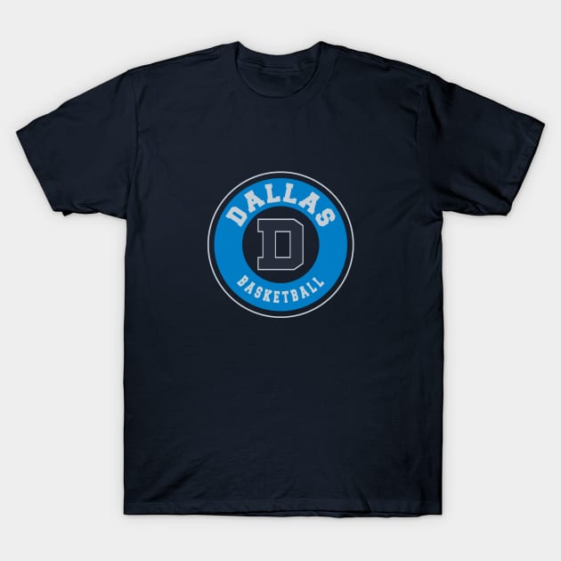 Dallas basketball T-Shirt by BVHstudio